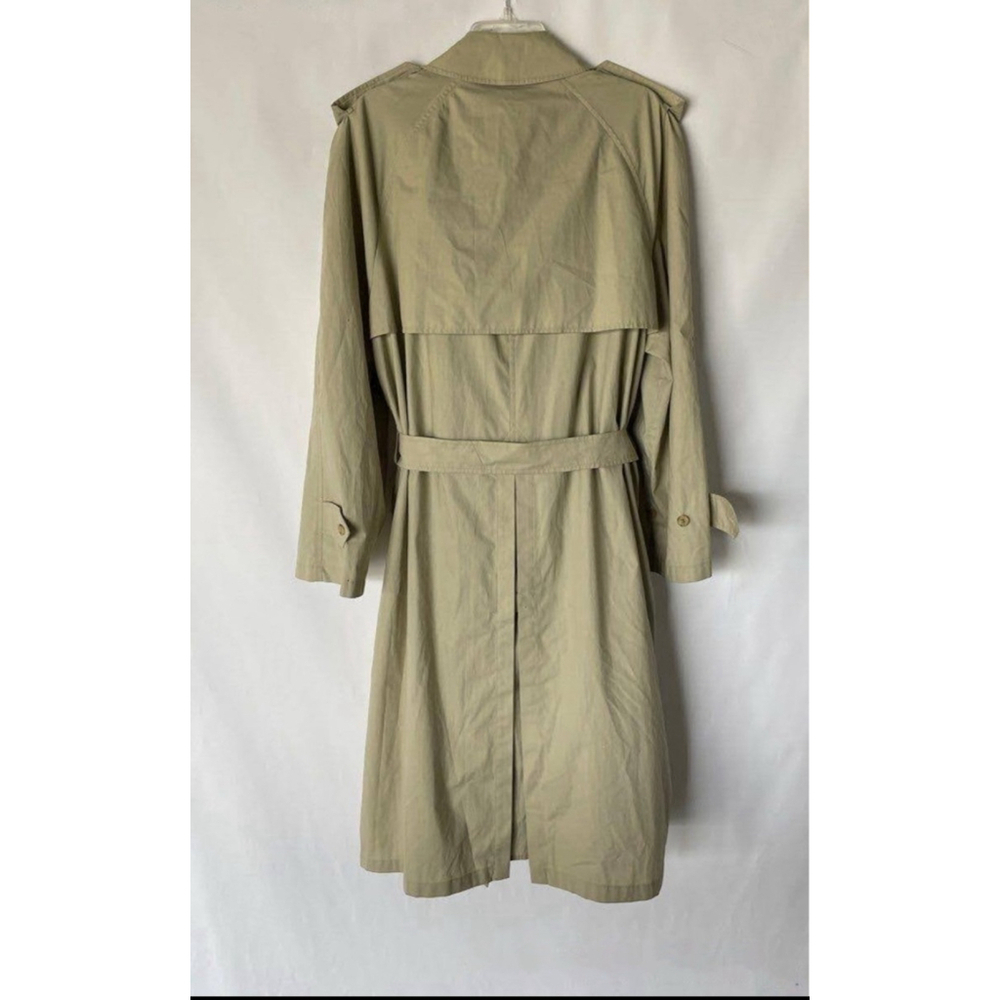 Men's Vintage Burberrys London Trench Coat Beige 50R - Picture 9 of 10